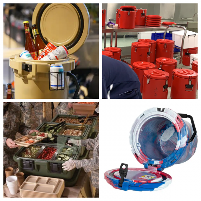 PE Rotomolding Cold Bucket Waterproof Rotational Tool Box UV Proof Custom Color 4