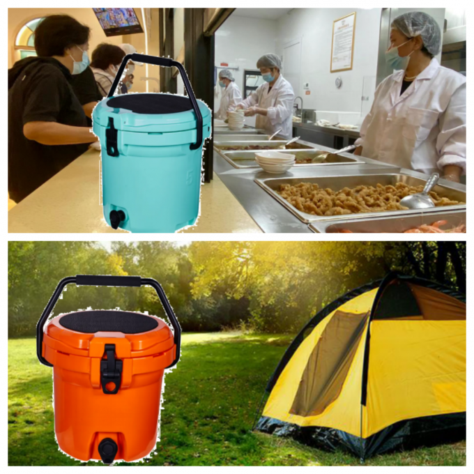 PE Rotomolding Cold Bucket Waterproof Rotational Tool Box UV Proof Custom Color 5