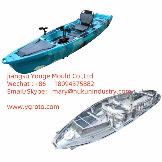 PE 12 Foot Recreational Sit On Top Kayak Custom Roto Molded Kayak 6