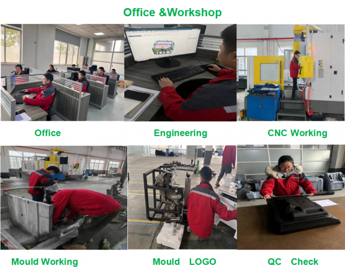 Isı Direnci Özel Dönüştürme Kalıp LED Çiçek Pot PE Ekicileri 3