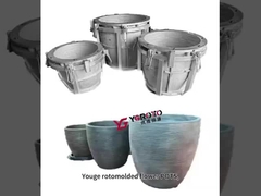 Rotomolded açık hava çiçek POTS