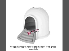 Döner kalıplı evcil hayvan evi, açık hava plastik evcil hayvan evi, büyük köpek yaşam yerleri