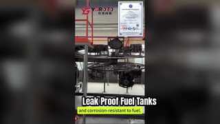 Rotational molded fuel tanks