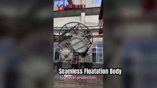 Corps flottant en rotomoulage